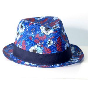 A Stunning Ben Sherman Sublimated Print Fedora hat in Ocean Colours **BNWT**